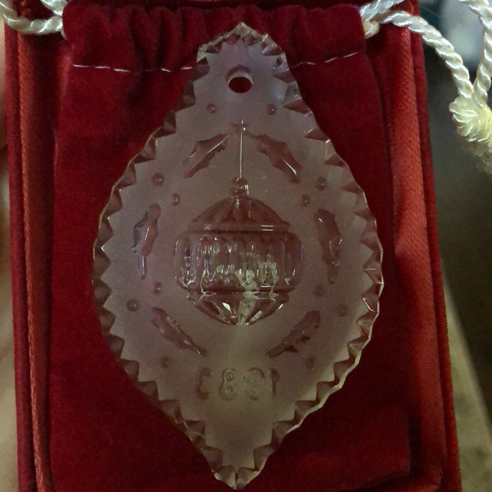 Waterford crystal piece ornament